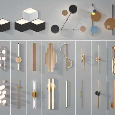 现代时尚金属球形壁灯