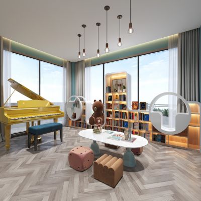 现代儿童活动室