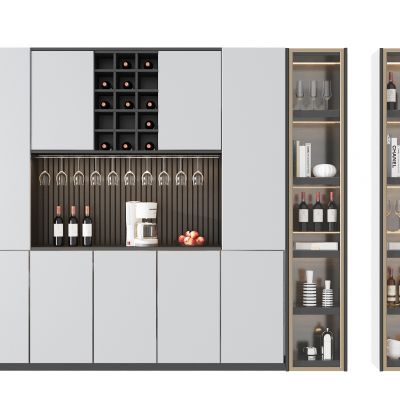 现代多功能酒柜