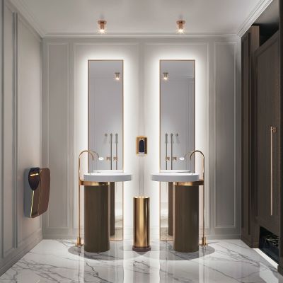 现代公共卫生间