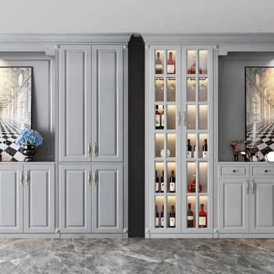 欧式酒柜