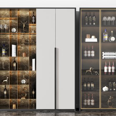 现代轻奢酒柜