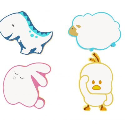 现代卡通动物造型壁灯