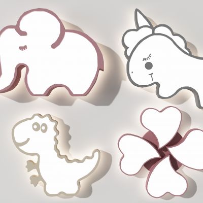 现代儿童卡通动物造型吸顶灯
