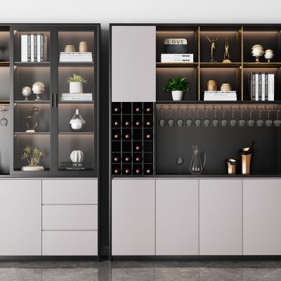 现代轻奢酒柜