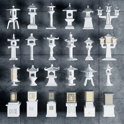 中式日式庭院灯