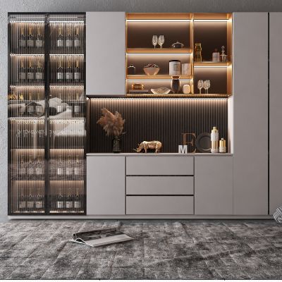 现代轻奢酒柜