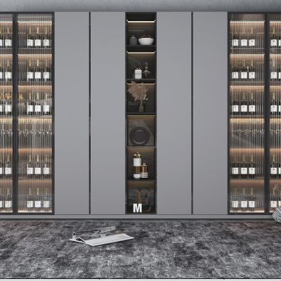 现代多功能酒柜