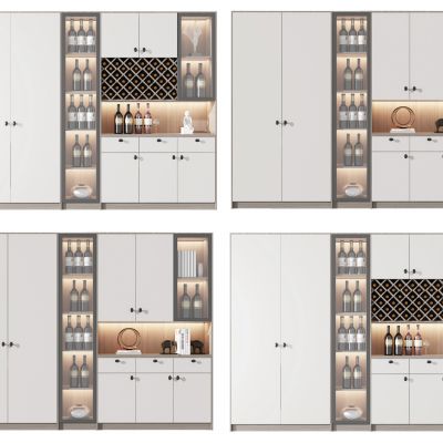 现代多功能酒柜