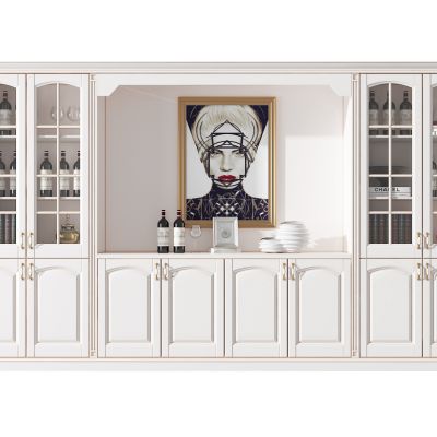 欧式多功能酒柜