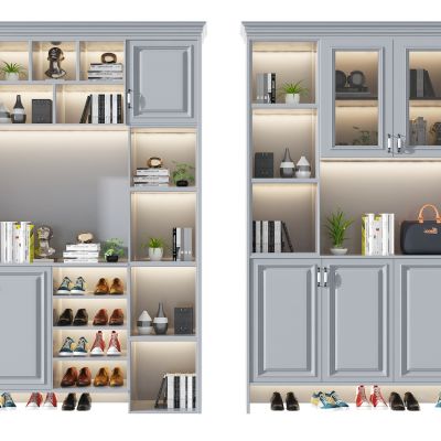 美式多功能鞋柜