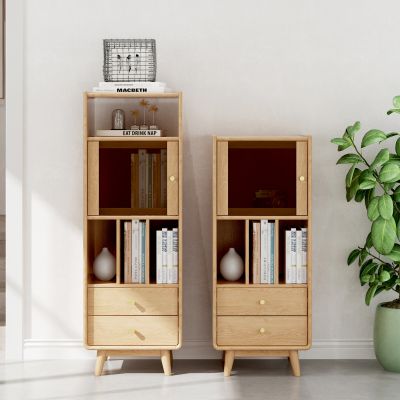 北欧实木书柜