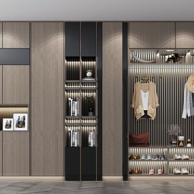 现代多功能鞋柜