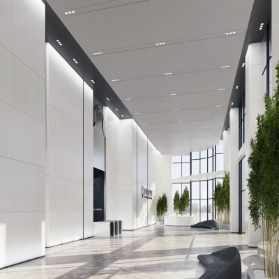 现代办公楼大厅