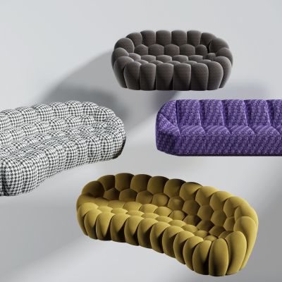 现代多人沙发，异形沙发，懒人沙发