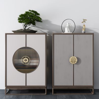 新中式轻奢储物柜