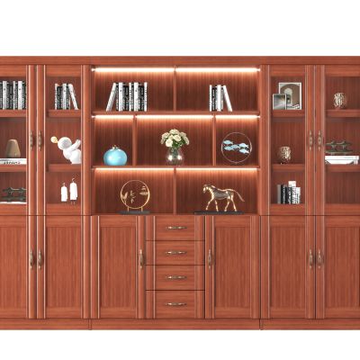 新中式实木书柜