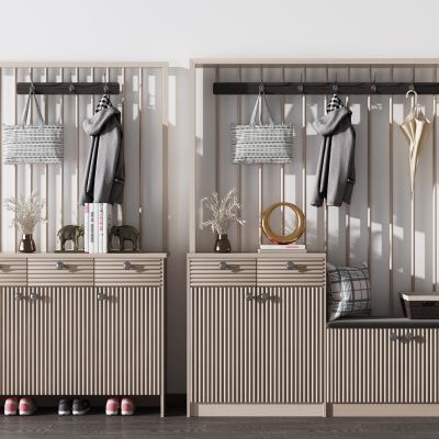 现代多功能鞋柜,换鞋凳