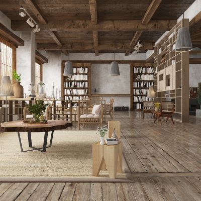 北歐民宿酒店休息處