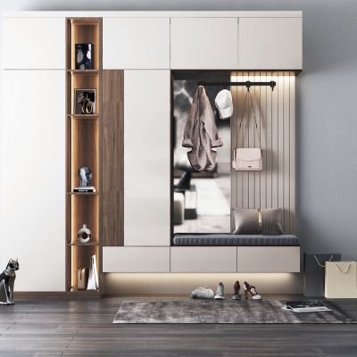 现代多功能鞋柜