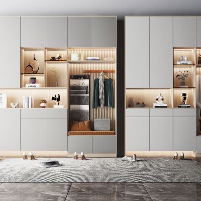 现代轻奢入户鞋柜