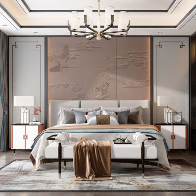 新中式卧室主人房