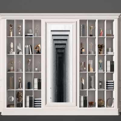 现代奖杯展示柜