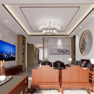 中式家装客餐厅