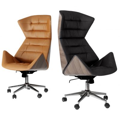 现代皮革办公椅