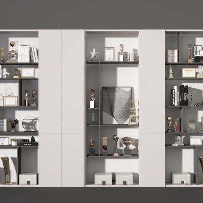 现代奖杯装饰柜