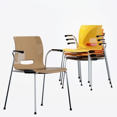 现代时尚办公椅3D模型