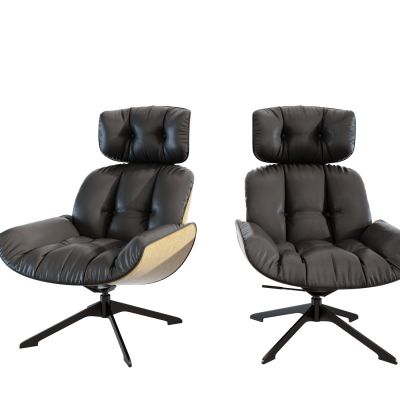 现代皮革老板椅,办公休闲椅