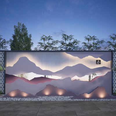 现代中式园艺小品