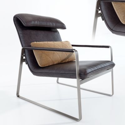 现代皮革办公椅