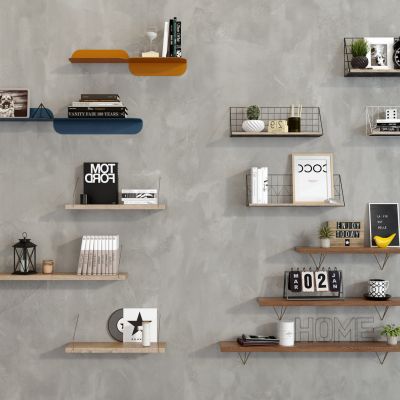 简约挂墙式置物架3D模型