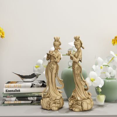 新中式人物，仙女摆件