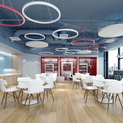 现代办公休闲区