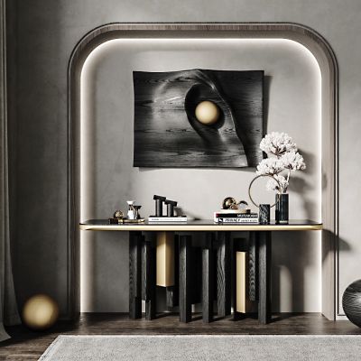 北欧现代新古典端景台