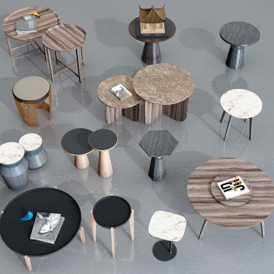 现代茶几角几边几组合