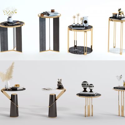 现代轻奢边几角几组合