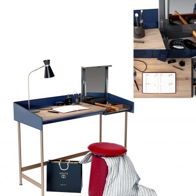 现代简约梳妆台