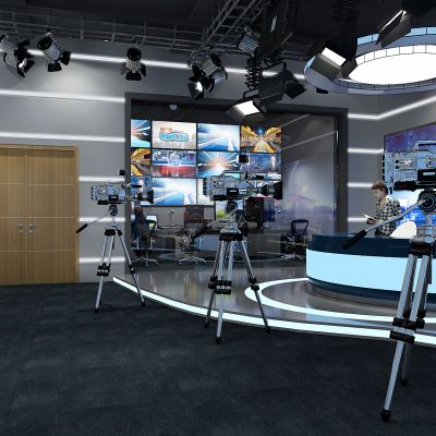 工业风传媒演播室