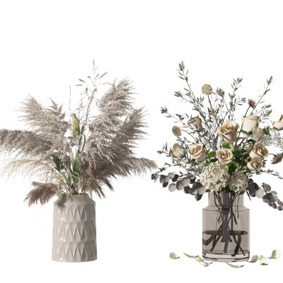 现代干花摆件