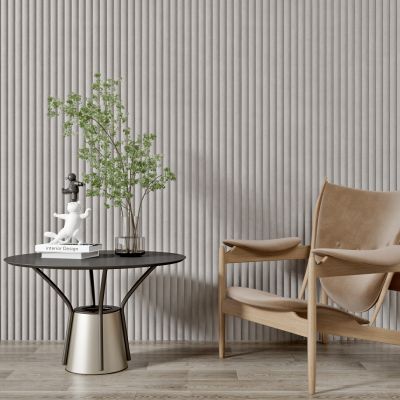 现代绒布休闲椅