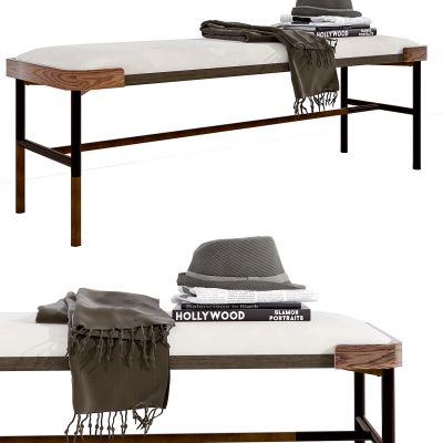 北欧布艺床尾凳