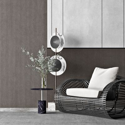 现代藤编休闲椅