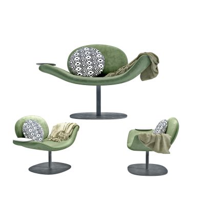 现代布艺休闲椅