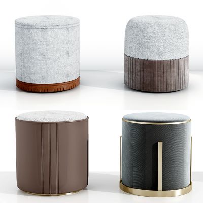 现代布艺凳子圆凳