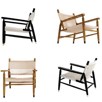 现代藤编休闲椅