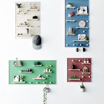 北欧洞洞板壁柜